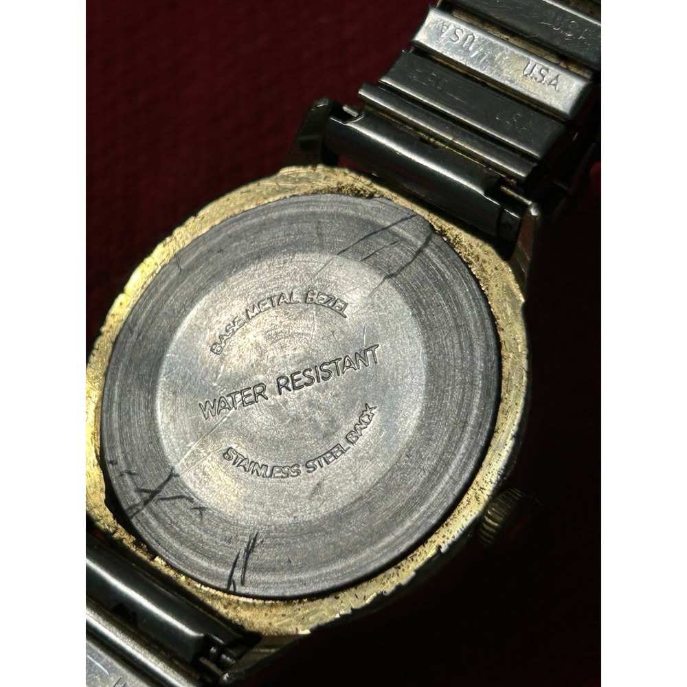 Vintage Men's 1970's Timex 35mm - Gold Tone Manual Date Time Wind Rare Working - Picture 11 of 13